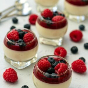 Panna Cotta fruits rouges