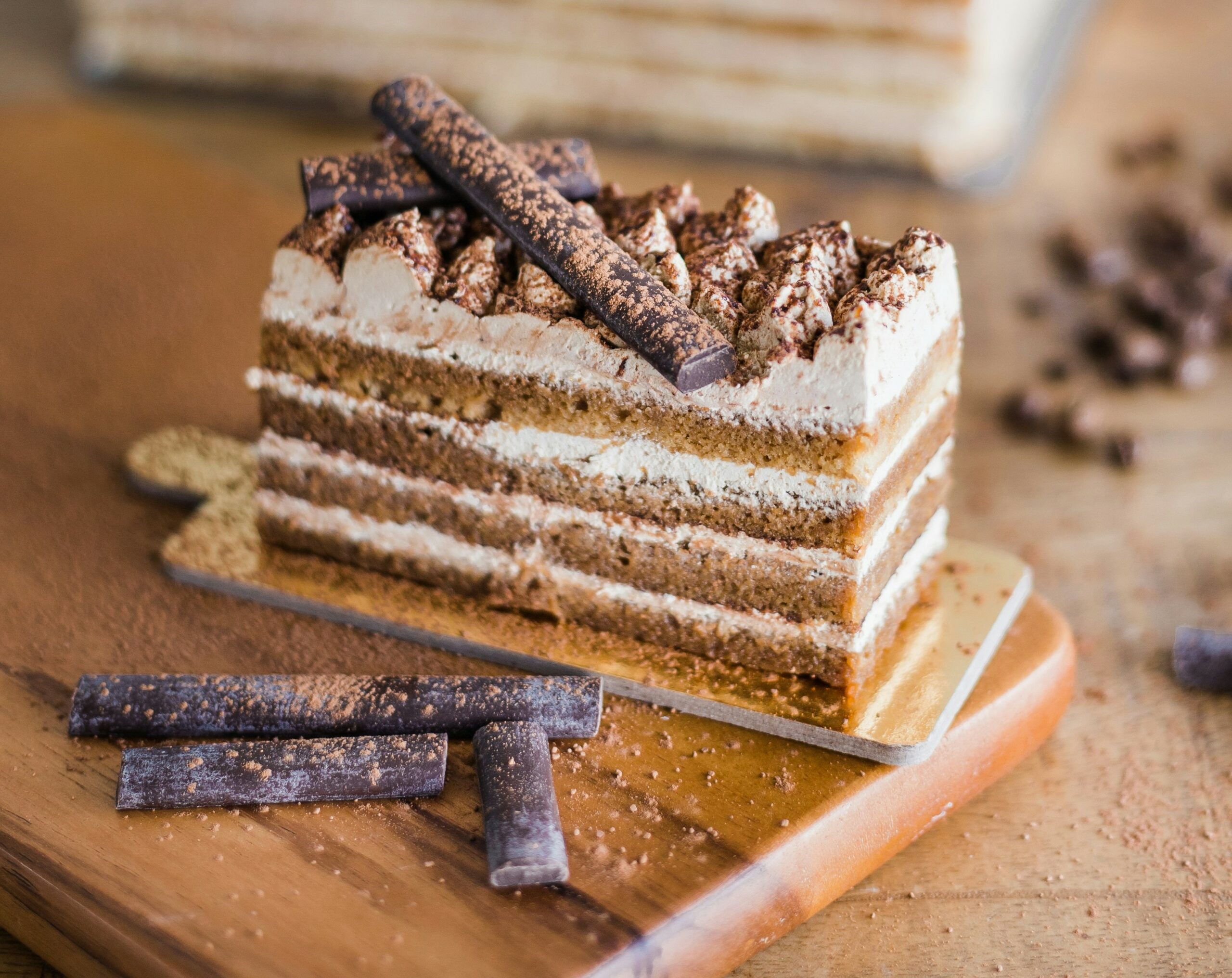 Gâteau préparé avec ingrédients frais