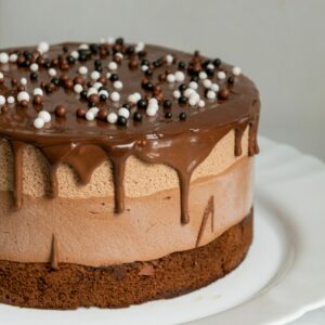 Layer cake chocolat noisette